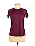 Nike 100% Recycled Polyester Burgundy Active T-Shirt Size M - photo 1