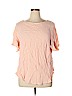 H&M 100% Viscose Pink Short Sleeve Blouse Size 16 - photo 1