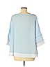 Gretchen Scott Designs 100% Polyester Blue 3/4 Sleeve Blouse Size Med - Lg - photo 2