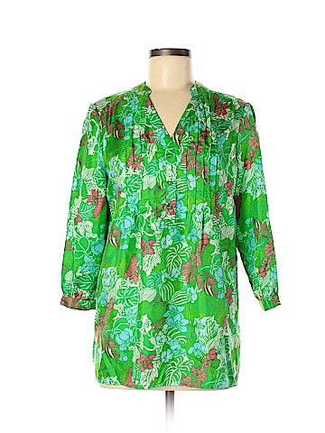 Elizabeth McKay 3/4 Sleeve Silk Top (view 1)