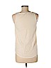 Lucky Brand 100% Cotton Ivory Sleeveless Top Size M - photo 2