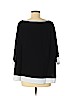 Gretchen Scott Designs 100% Polyester Black 3/4 Sleeve Blouse Size Med - Lg - photo 2