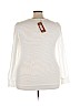 Timeson White Long Sleeve Blouse Size 3X - photo 2