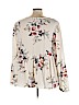 Unbranded 100% Polyester Ivory Long Sleeve Blouse Size 5X - photo 2