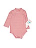 Rare Editions Stripes Red Long Sleeve Onesie 18-24 MO / 24 MO - photo 1