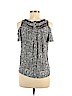 Lucky Brand Black Short Sleeve Top Size M - photo 2