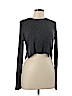 Prince & Fox Gray Long Sleeve Top Size L - photo 1