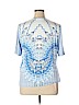 Basler Blue Short Sleeve Blouse Size 1X - photo 2