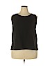 David Dart Black Sleeveless Blouse Size 2X - photo 1