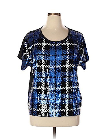 MICHAEL Michael Kors Short Sleeve Blouse (view 1)