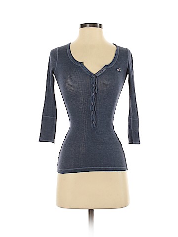 Hollister 3/4 Sleeve Henley (view 1)