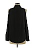 Equipment 100% Silk Black Long Sleeve Silk Top Size M - photo 2