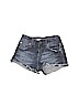 Tractr Solid Blue Denim Shorts Size 8 - photo 1
