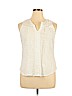 Market and Spruce 100% Cotton White Sleeveless Blouse Size XL - photo 1