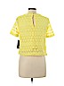 Lulu's 100% Polyester Yellow Short Sleeve Blouse Size L - photo 2