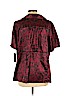Apt. 9 100% Polyester Burgundy Short Sleeve Blouse Size 1X - photo 2