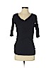 James Perse Black Short Sleeve Top Size XL (4) - photo 1