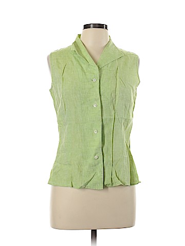 Doncaster Sleeveless Button-Down Shirt (view 1)
