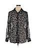 Kasper 100% Polyester Black Long Sleeve Blouse Size 1X - photo 1