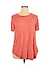 Ava & Viv Orange Short Sleeve Top Size 1X - photo 1