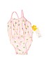 Cat & Jack Print Pink One Piece Swimsuit Size 3-6 mo - photo 1