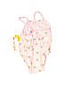 Cat & Jack Print Pink One Piece Swimsuit Size 3-6 mo - photo 2