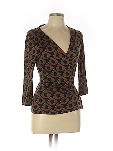 Diane von Furstenberg 3/4 Sleeve Silk Top (view 1)