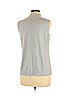 Christopher & Banks Silver Sleeveless Top Size XL - photo 2
