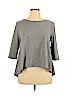 BP. 100% Cotton Gray 3/4 Sleeve Top Size XL - photo 1