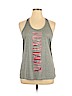 Nike 100% Polyester Gray Active Tank Size XL - photo 1