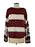 Free People Red Pullover Sweater Size M - photo 2