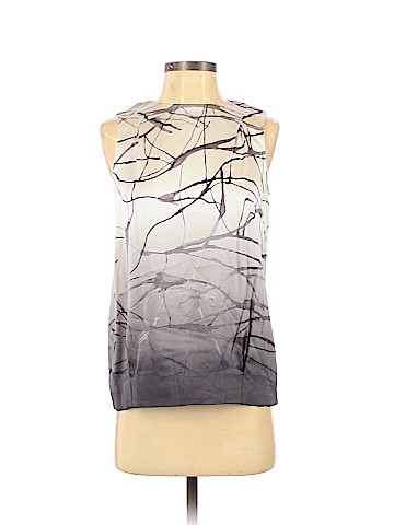 Vince. Sleeveless Silk Top (view 1)