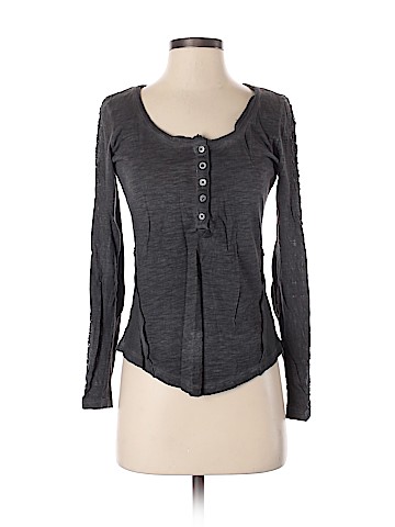 Free People Long Sleeve Henley (view 1)