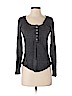Free People 100% Cotton Gray Long Sleeve Henley Size S (petite) - photo 1