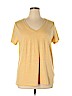 Ava & Viv Yellow Short Sleeve T-Shirt Size 1X - photo 1