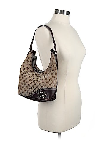 Gucci GG Canvas Small New Britt Hobo (view 2)