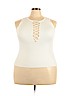 Forever 21 Plus White Sleeveless Blouse Size 2X - photo 1