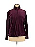 Hanes 100% Cotton Purple Track Jacket Size XL - photo 1