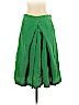 Diane von Furstenberg 100% Silk Green Silk Skirt Size 2 - photo 1