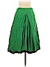 Diane von Furstenberg 100% Silk Green Silk Skirt Size 2 - photo 2