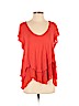 Free People Orange Short Sleeve Top Size XS - photo 1