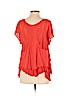 Free People Orange Short Sleeve Top Size XS - photo 2
