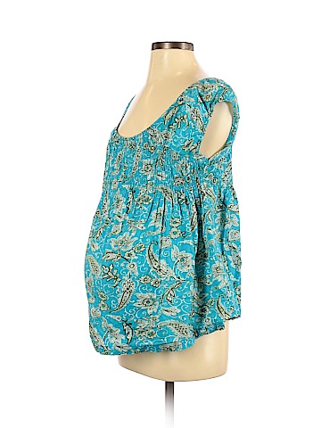 Liz Lange Maternity Short Sleeve Blouse (view 1)