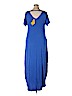 Grecerelle Blue Casual Dress Size XL - photo 2