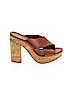 Express Tan Heels Size 7 - photo 1