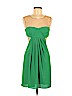 BCBGMAXAZRIA 100% Polyester Green Cocktail Dress Size 6 - photo 1