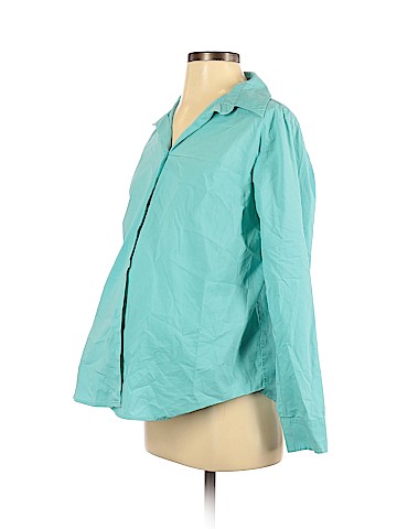 Liz Lange Maternity Long Sleeve Button-Down Shirt (view 1)