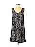 H&M 100% Polyester Gray Casual Dress Size 6 - photo 1