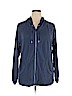 Christopher & Banks Blue Zip Up Hoodie Size XL (petite) - photo 1