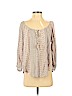 American Eagle Outfitters 100% Viscose Tan 3/4 Sleeve Blouse Size S - photo 1